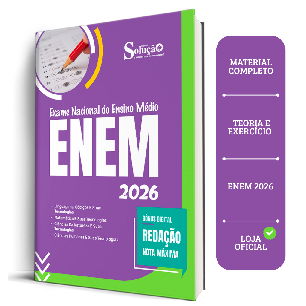 Apostila ENEM Completão 2026 - Preparação Direta, Clara e Essencial