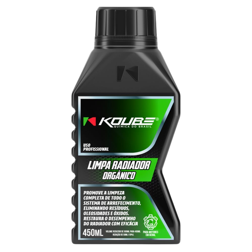 Limpa Radiador Orgânico Premium Arrefecimento Uso Profissional Limpeza Completa Koube - 450ml em Oferta na Shopee