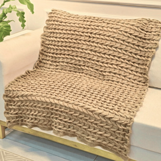 Manta de Tricot Sofá Poltrona 150x100cm Aconchego Decorativa Sala em Oferta na Shopee