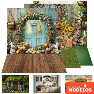 Fundo Fotográfico Cenários de Páscoa Em Tecido Sublimado Cenário para Fotos - Vários Modelos em Oferta na Shopee