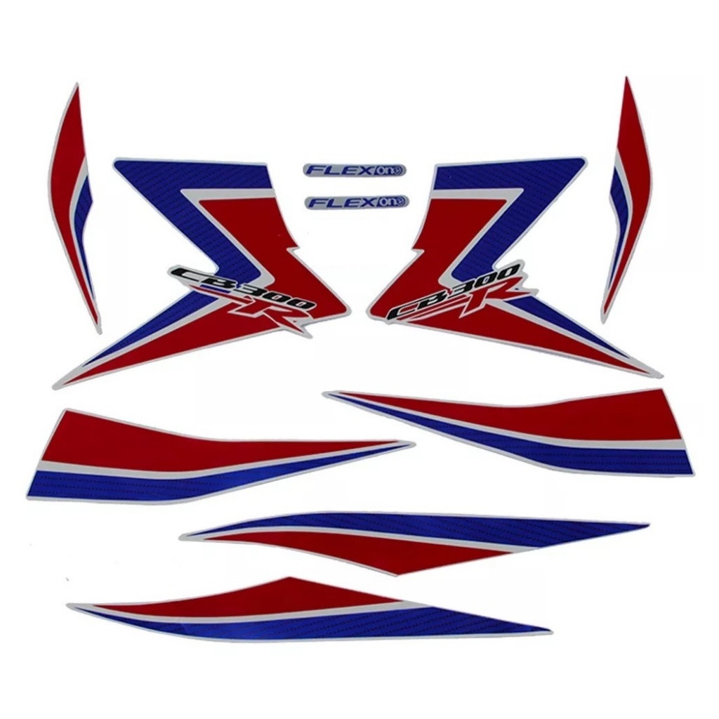 Kit Faixas Compatível Cb300 Capitao America Branco 2015 em Oferta na Shopee
