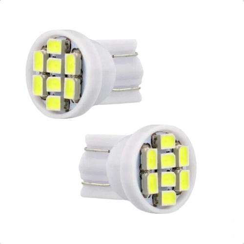 Kit Led Pingo T10 6000K Luz de Ré Farolete Luz Porta Malas Porta Luvas Luz de Teto Luz de Placa