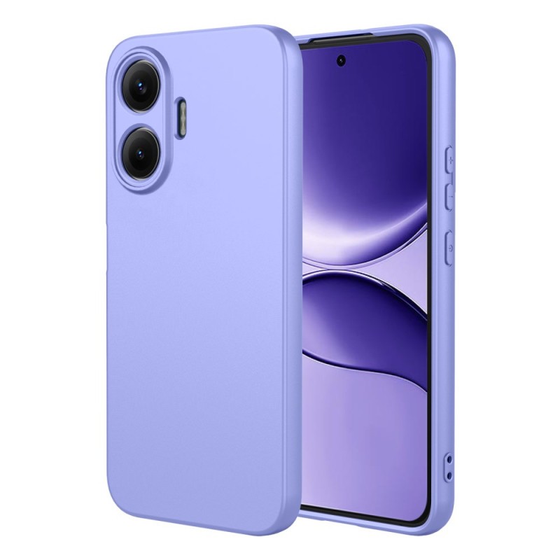 Capa Capinha Slim Aveludada Colorida + Película Para Xiaomi Poco F7