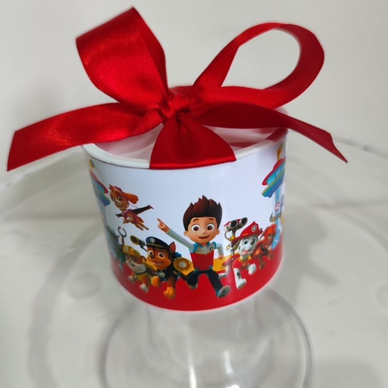 Kit tubolatas Personalizadas 5x6-PATRULHA CANINA Lembrancinhas/ Maternidade/ Chá de bebê/Festa Infantil - DIVERSOS TEMAS