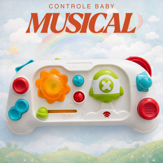 Controle Interativo Baby Musical Infantil Luzes e Sons Educativo em Oferta na Shopee