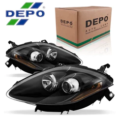 Farol Fiat Bravo 2011 A 2016 Mascara Negra DEPO