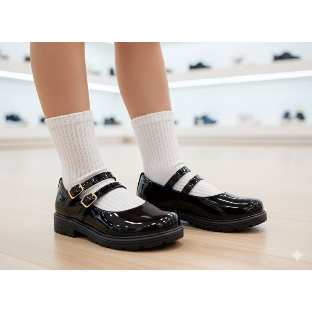 Sapatilha Infantil Delicada Lançamento Moderna Casual Preta Ref.6010