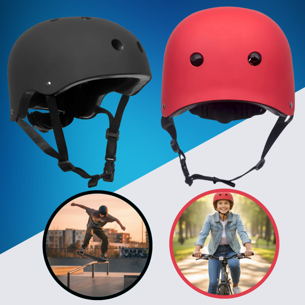 Capacete Proteção Esportes Radicais Skate Bike Patins — R$ 93,00 em Shopee, 23% OFF