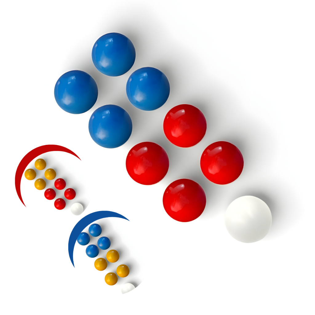 Jogo Bolas de Bilhar Sinuca 4X4X1 9 BOLAS 50MM Para Bilhar Sinuca Snooker