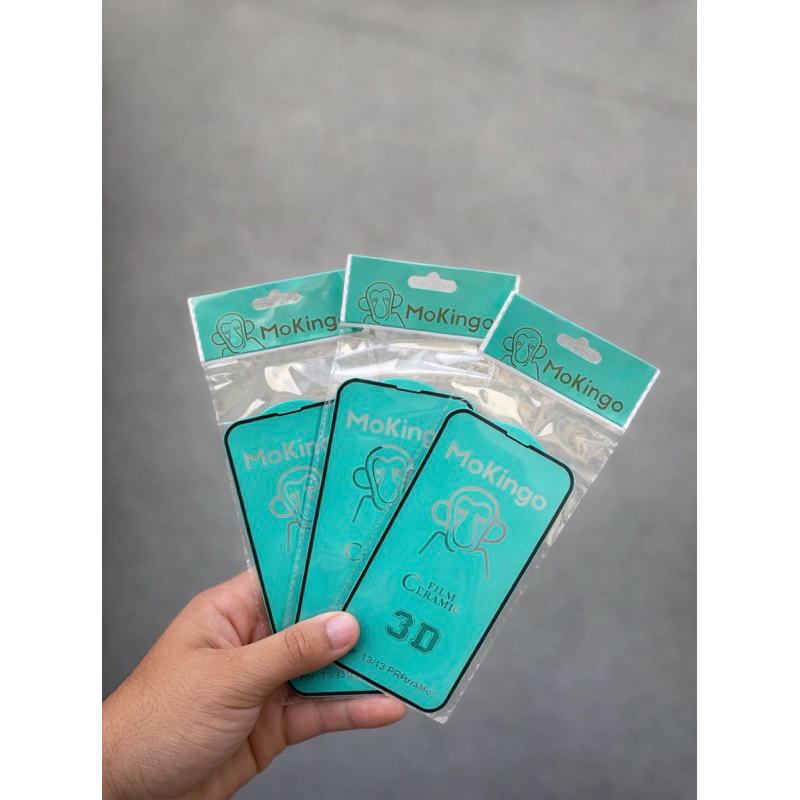 Kit 3Peliculas Cerâmica 9D 3D INQUEBRÁVEL para IPhone 13/13pro/14/16e