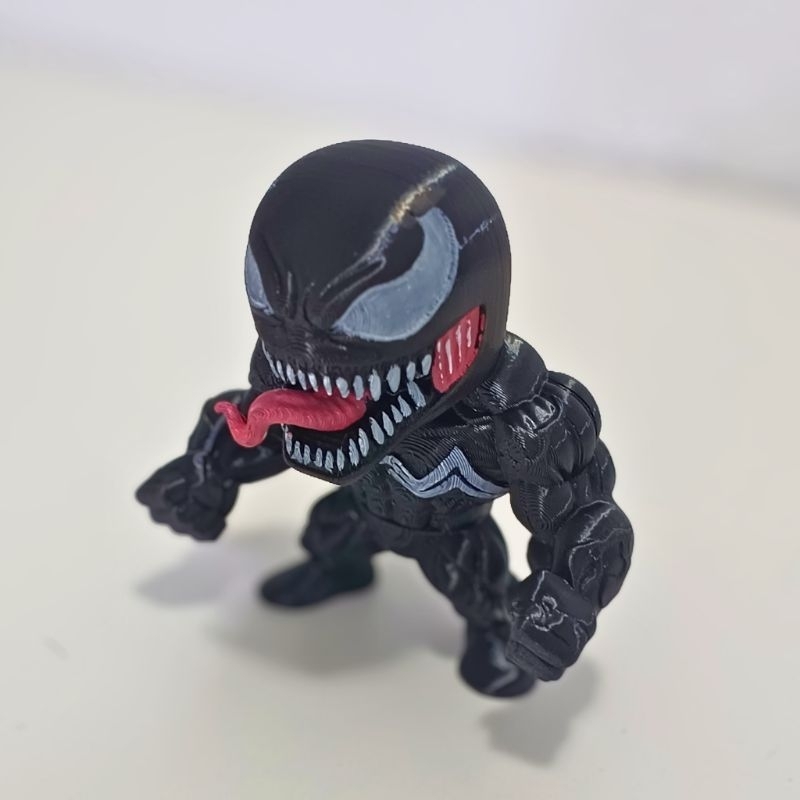 Venom Chibi - Estátua Colecionável Impressão 3D Premium