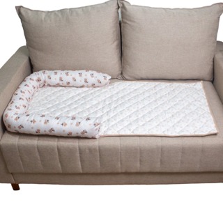 Cama Pet Protetor de Sofá Com Ziper Reforçado Estampa Yorkshire Bege Para Cachorros Porte Pequeno em Oferta na Shopee