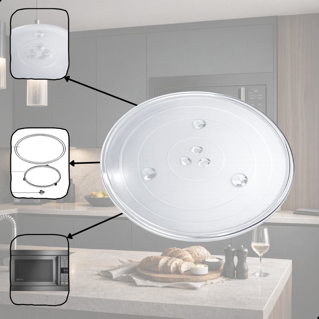 Prato Giratorio Para Micro Ondas Electrolux Meo44 Mc34s Mec41 Mef41 Mi41s A06760801 em Oferta na Shopee