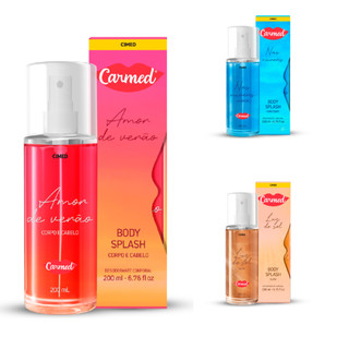 Body Splash Carmed 200ml  Fragrâncias Amor de Verão / Nas Nuvens / Luz do Sol