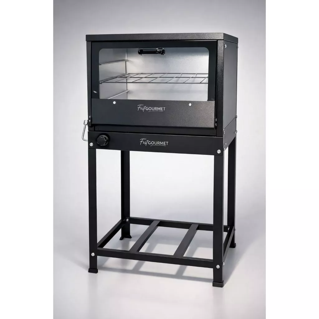 Forno Cavalete 80 Litros Com Tampa De Vidro Industrial A Gás — imagem 1