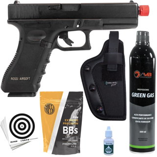 Pistola de Airsoft VG V17 Blowback Greengás 6mm + KIT ESCOLHIDO em Oferta na Shopee