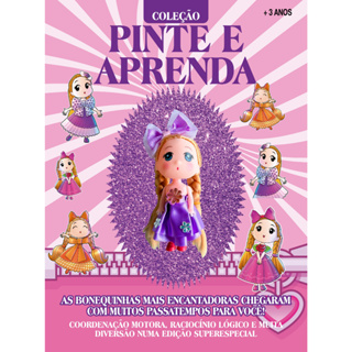 Coleção Pinte e Aprenda - Bonequinhas Cute Babys em Oferta na Shopee