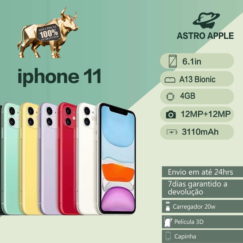 Celular IPhone 11 128gb/64gb 100% Original |  Smartphone Celular IPhone Apple