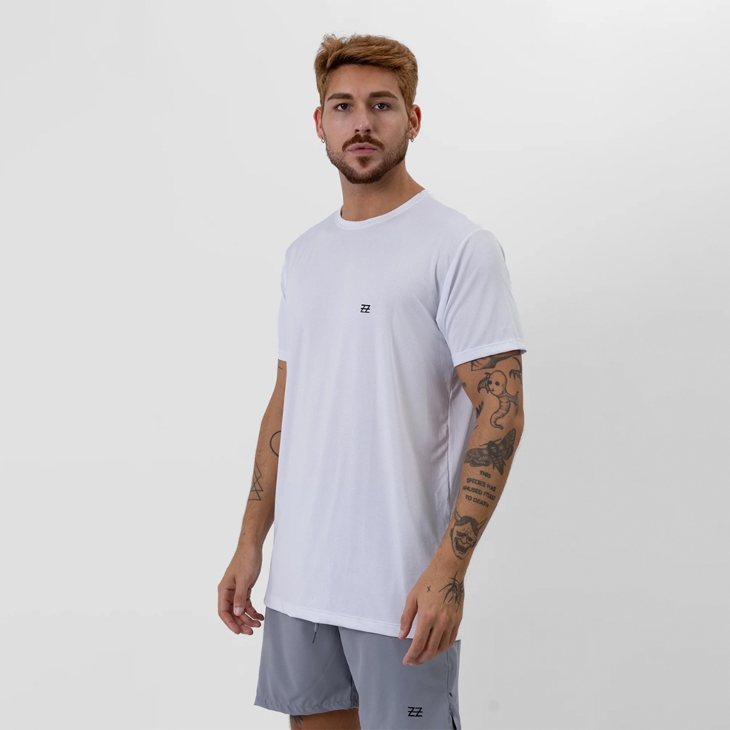 Kit 2 Camisetas Masculina Academia Poliamida Dry Fit Manga Curta treino Camisa Malhar Dia A Dia · foto 2