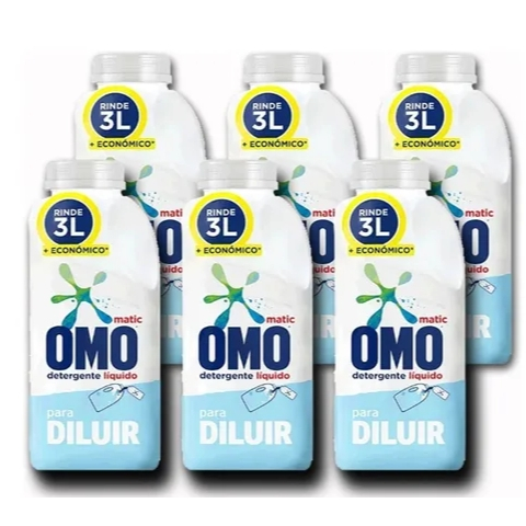 OMO LIQUIDO CONCENTRADO PURO CUIDADO 6 UNIDADES 500ML PARA DILUIR