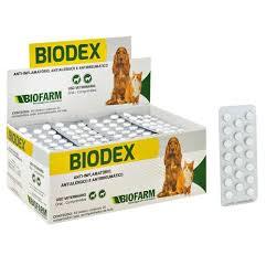 BIODEX BIOFARM -  BLISTER 20 COMPRIMIDOS - POTENTE ANTI- INFLAMATÓRIO E ANTIALÉRGICO P/ CAES E GATOS em Oferta na Shopee