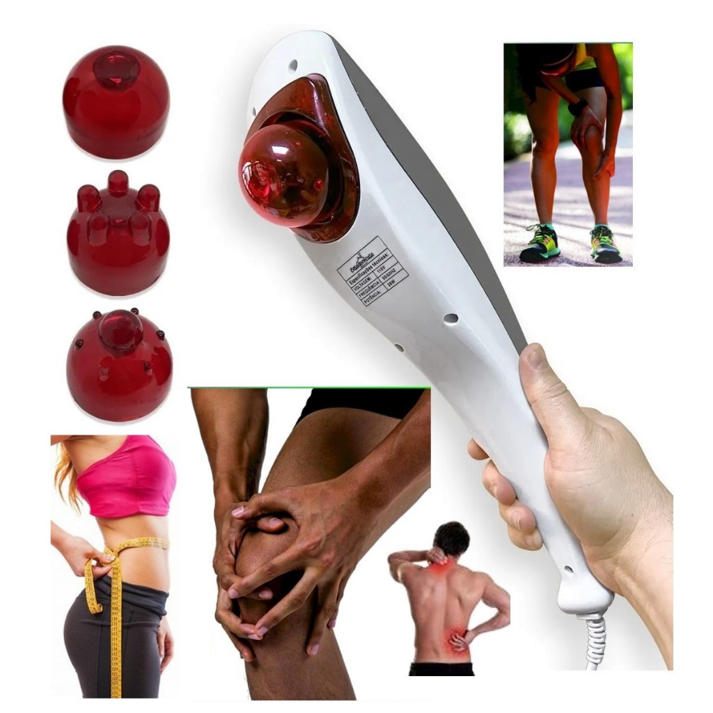 Massageador Elétrico 110V Corporal Infravermelho Relaxante Muscular Dores Corpo Recuperação Musculos