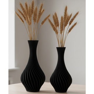 Vaso Decorativo Espiral Moderno | Decoração Sala Quarto Escritório | 1 ou 2 Peças | Mais Vendido em Oferta na Shopee