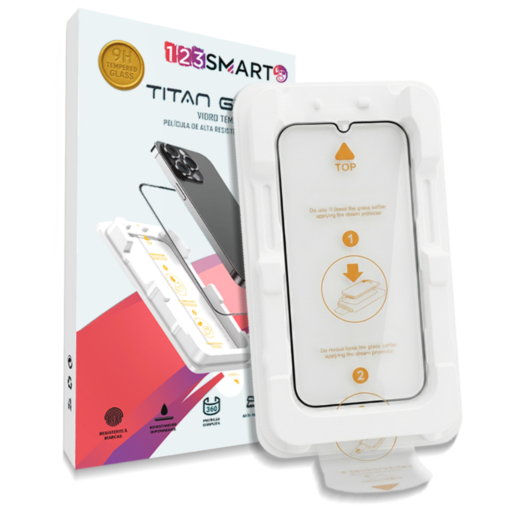 Pelicula De Vidro Temperado 9H Ultra Resistente Titan Glass Para Samsung Galaxy 