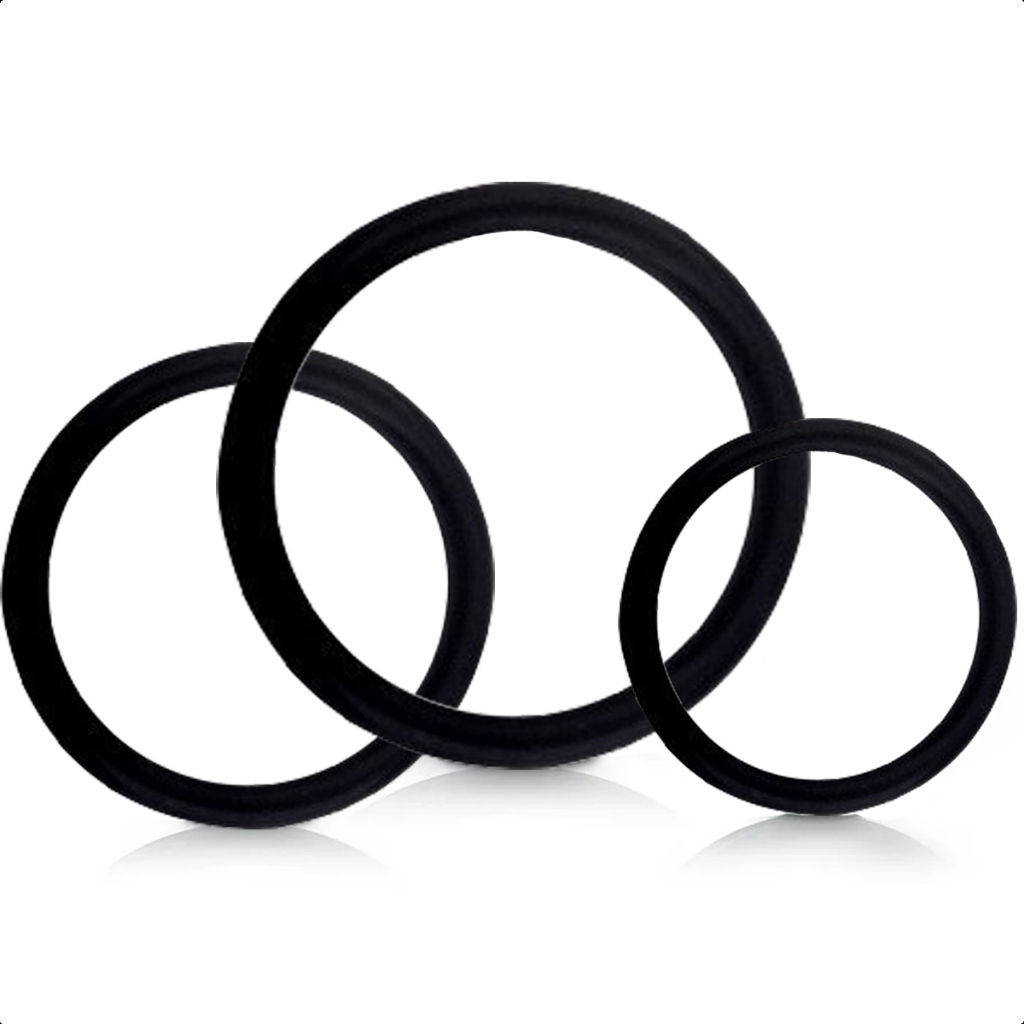 Kit 3 Anéis Peniano Masculino P M G Macio Retarda Prolonga Ereção Ejaculação Sexo Anel Pênis Gozar em Oferta na Shopee