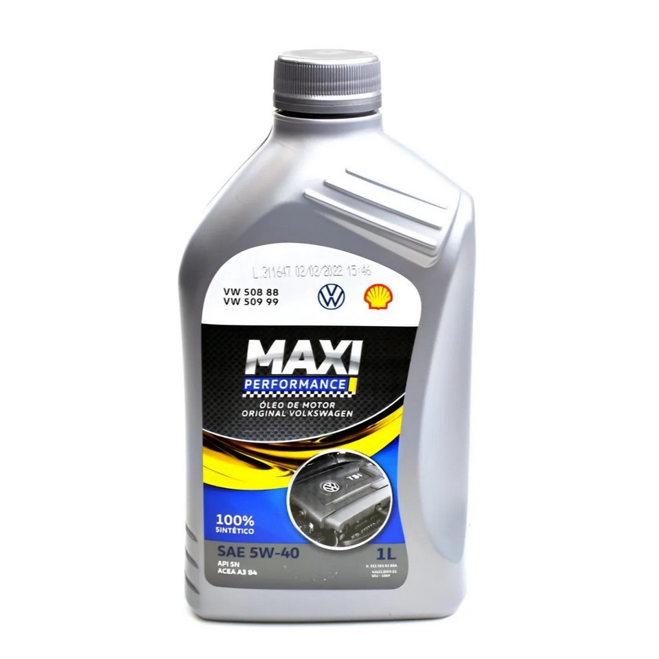 Óleo Sintetico 5W40/508 Shell Maxi Performance Original VW linha Flex em Oferta na Shopee