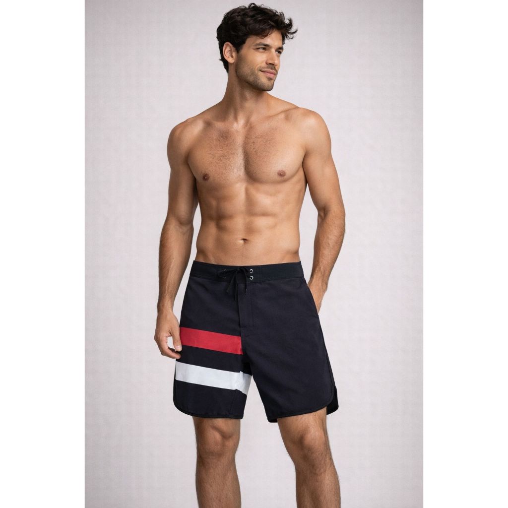 Bermuda shorts Masculino  no tecido  Elastano