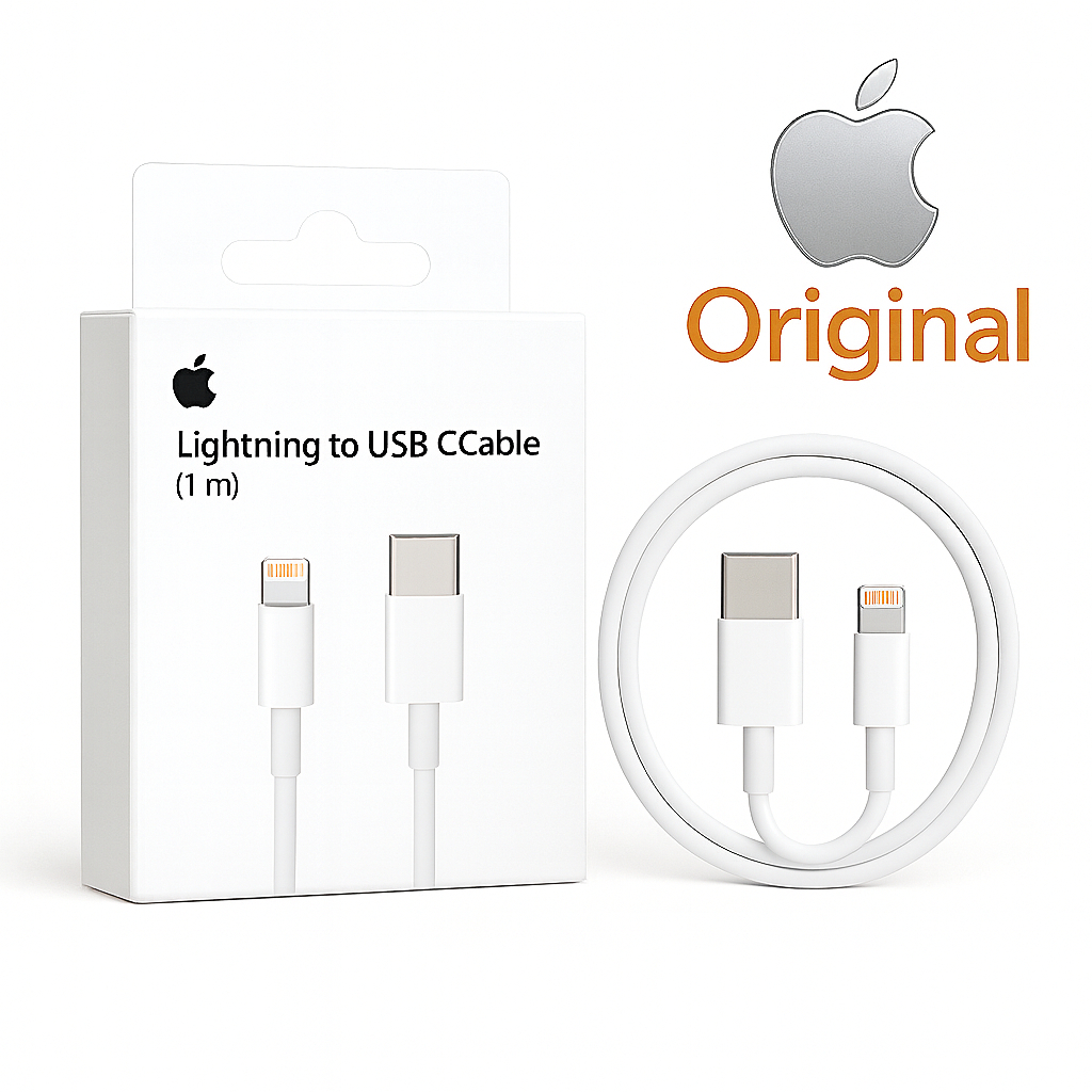 cabo iPhone USB-C Original Apple Lightning  1m Com nota fiscal - Pronta entrega no Brasil - envio imediato