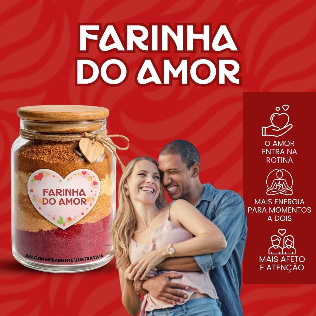 Farinha do amor 150g - Catuaba, gengibre, beterraba, farinha de uva, guaraná, maca peruana. em Oferta na Shopee