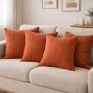 Capa para Almofada Suede Infinitelinestore Zíper Invisível 45x38cm Decore Sala Quarto  Sofá em Oferta na Shopee