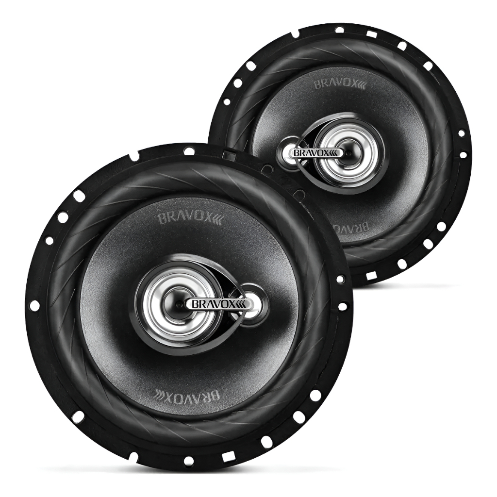 Par Alto Falantes Automotivo Bravox Tr6u 6 Polegadas 160wrms Preto