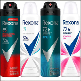 Kit ou unidade Desodorante Feminino Masculino Rexona Original 150ml - Envio rápido em Oferta na Shopee