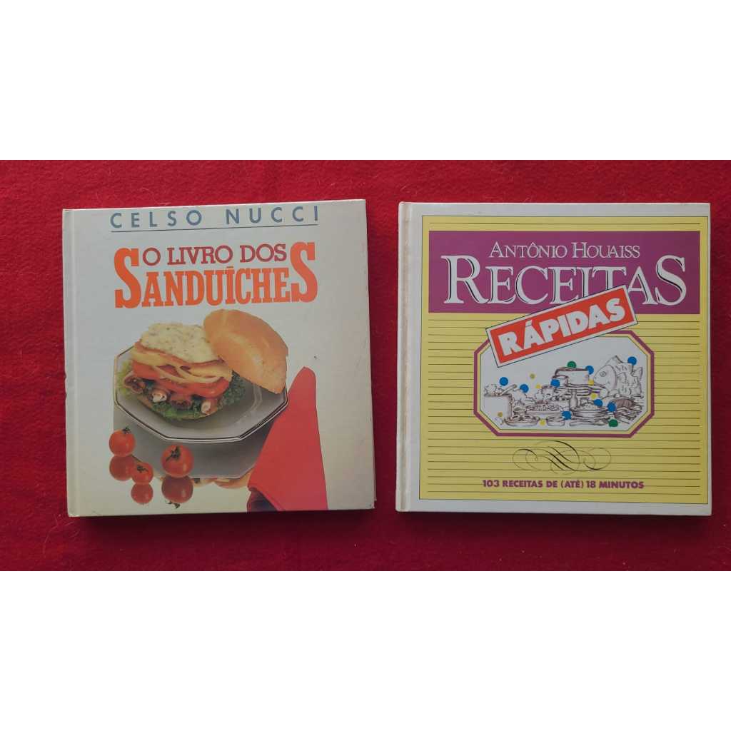 Livros Receitas Rápidas e Livro dos Sanduíches (Círculo do Livro)