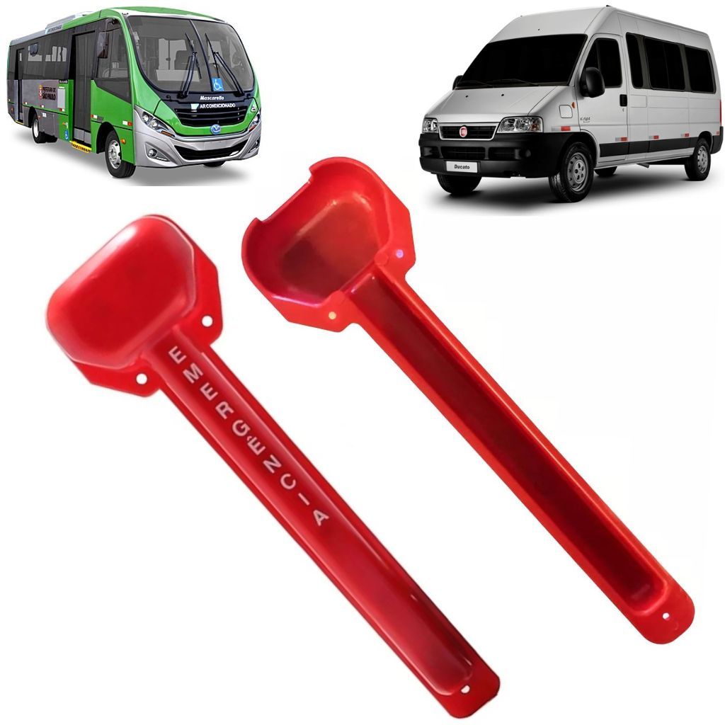 LACRE CAPA MARTELO EMERGENCIA UNIVERSAL ONIBUS VAN ESCOLAR 4 UNIDADES — imagem 2 de 2