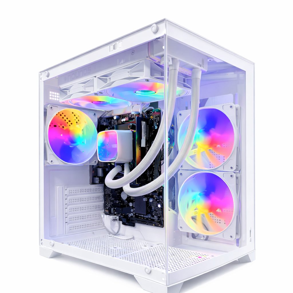 CPU GAMER SNOW AMD RYZEN 7 5700G, 16GB RAM, NVME 500GB, WATERCOOLER 240mm, Gabinete C/3 Fans RGB em Oferta na Shopee