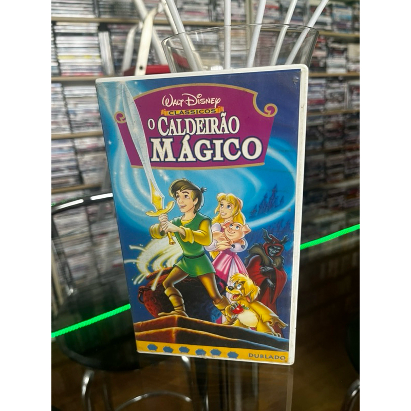 VHS “O Caldeirão Mágico” - Disney, dublado