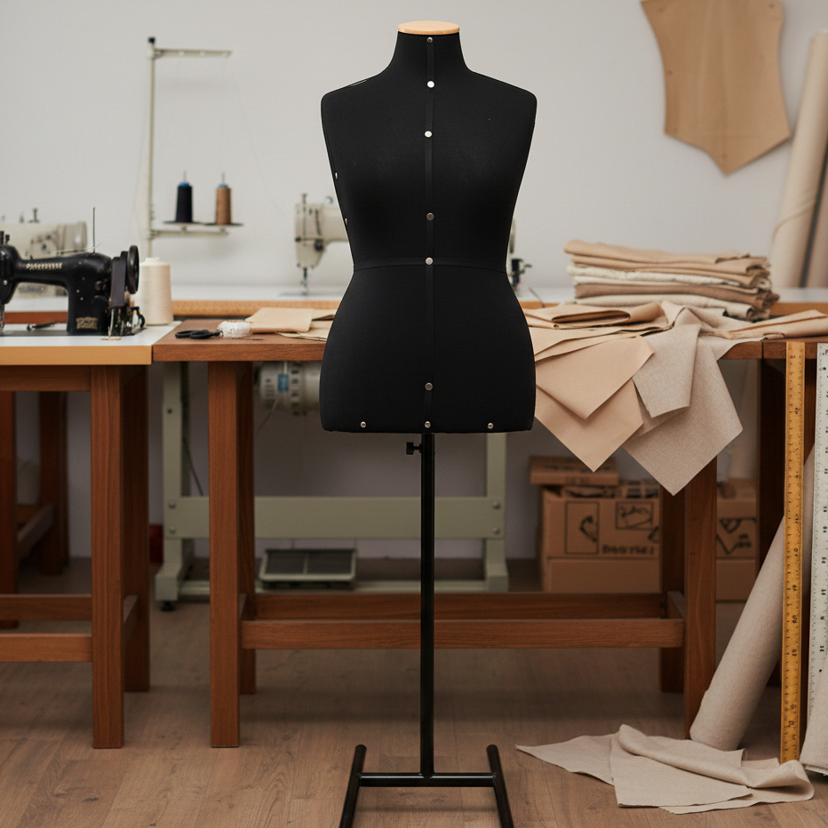 1 Busto Manequim Feminino Para Corte Costura Moulage Confecção com Base Pedestal H Vitrine Loja em Oferta na Shopee