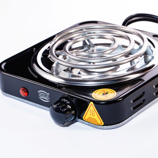 Fogareiro Elétrico 1 Boca 1200 Watts Fogão Cooktop Qualquer Panela 110v e 220v portatil
