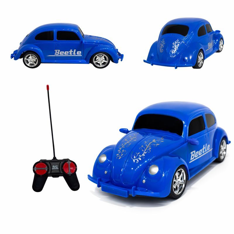 Carrinho De Brinquedo Fusca RC Controle Remoto Crianças Automobilismo
