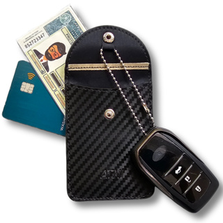 Mini Bolsa Chave Carteira Bloqueia o Sinal Carro RFID Faraday Atni Estojo Protection Antifurto em Oferta na Shopee