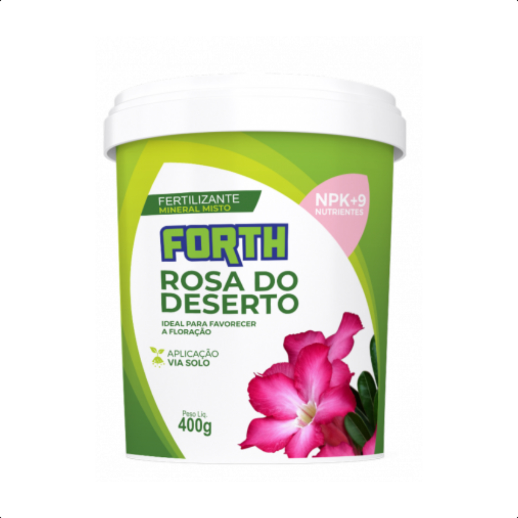 Adubo Fertilizante Forth Rosa Do Deserto Crescimento Floração NPK+ em Oferta na Shopee