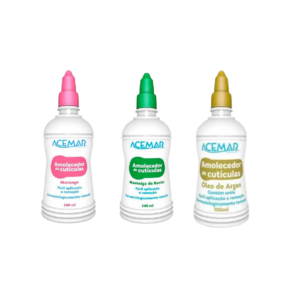 Amolecedor de Cutículas Acemar 100ml em Oferta na Shopee