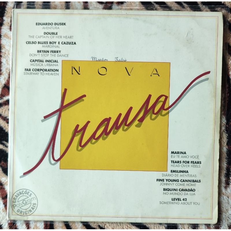 LP Nova Transa - 1986