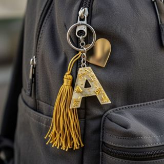 Chaveiro de Resina Letras Dourado 15cm COM GRAVAÇÃO DE NOME Decorativo. em Oferta na Shopee