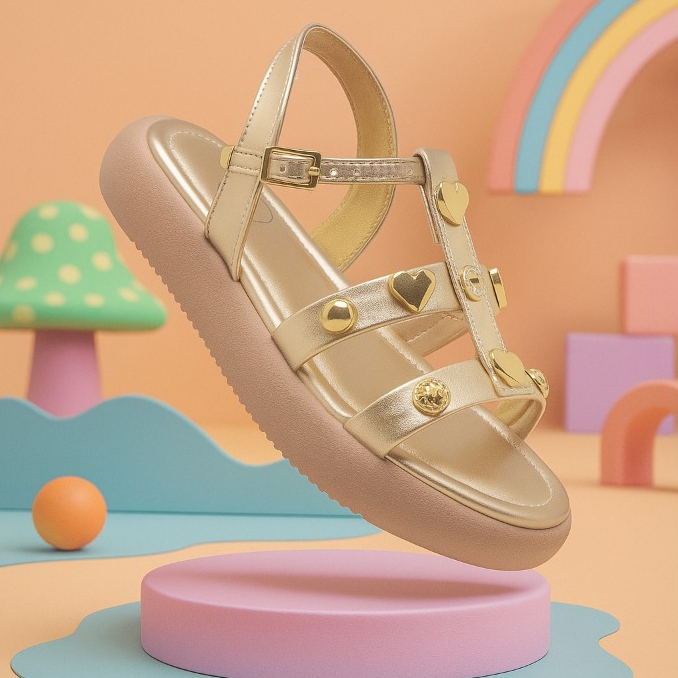 Sandália Infantil Menina Casual Super Leve e Confortável Lançamento em Oferta na Shopee