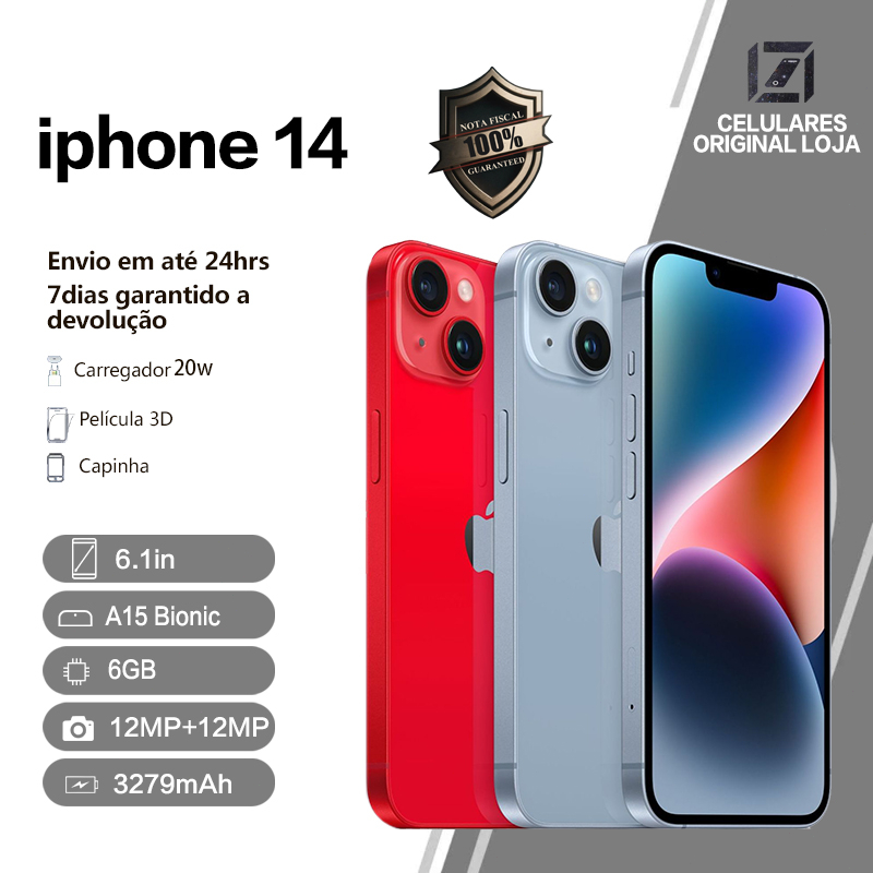 Celular iPhone 14 128GB 100% Original Com Garantia-Vitrine